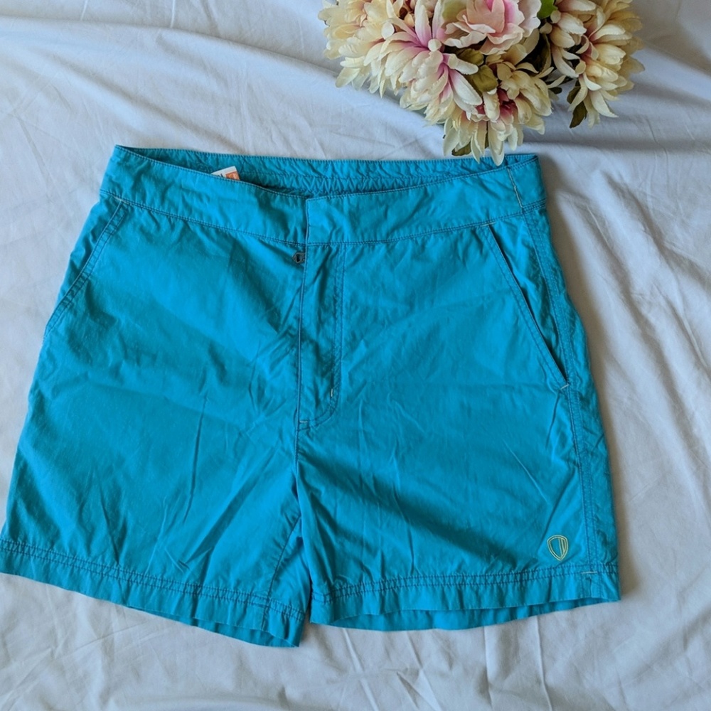 Plectrum by Ben Sherman teal board shorts sz Sm
